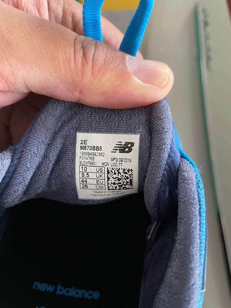 New balance hot sale 870 2019