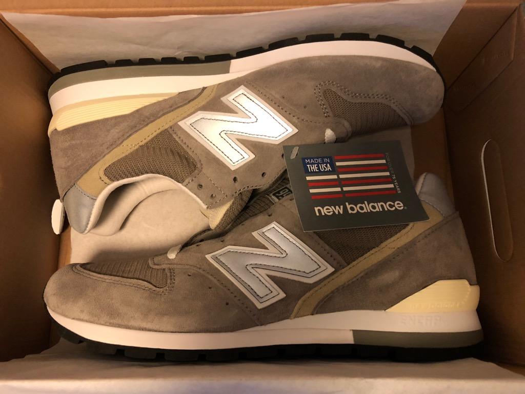 New Balance M996GY m996gy m996 996 us10.5 D Made In USA. Carousell
