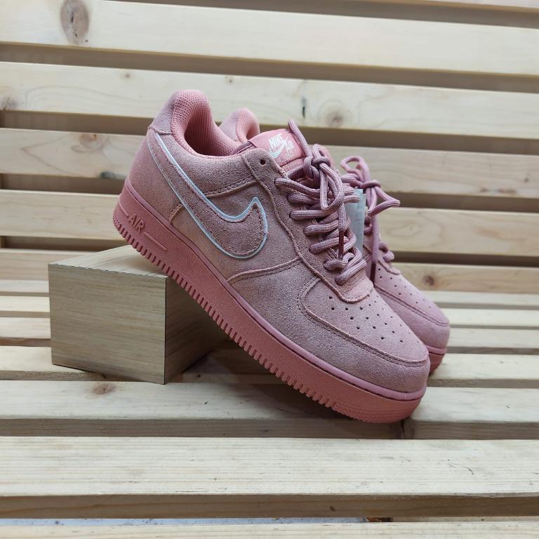 Nike air force 1 07 lv8 suede red stardust cheap