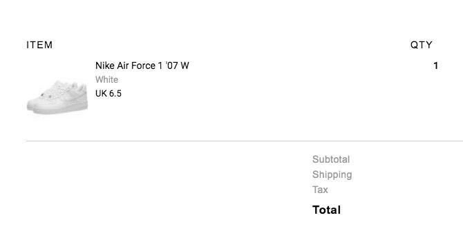 Air force 1 end clothing sale