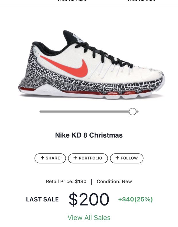 Kd 8 christmas store shoes