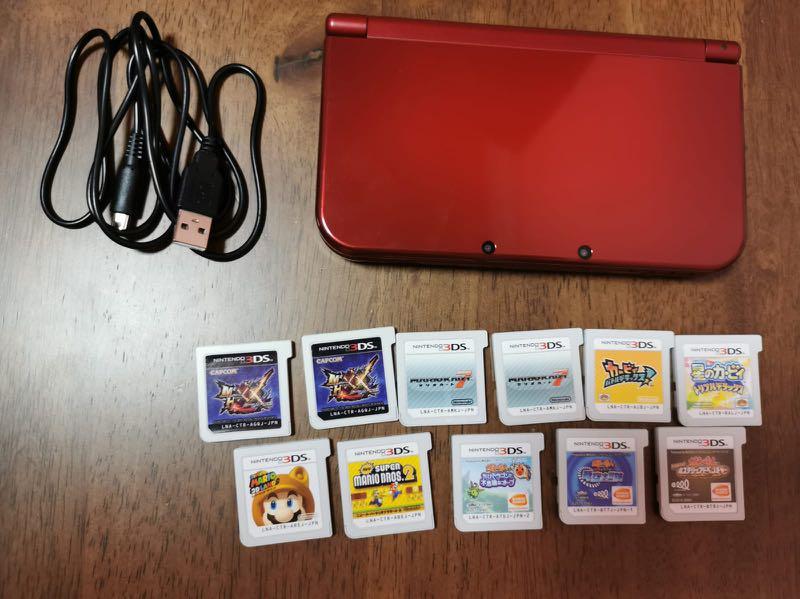 Nintendo 3ds Ll 紅色 包game 可小議 遊戲機 電子遊戲機 Nintendo 任天堂 Carousell