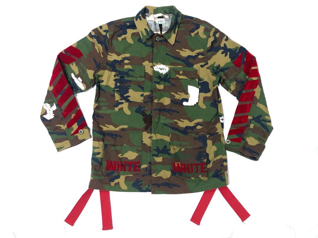 Jaket off sales white army