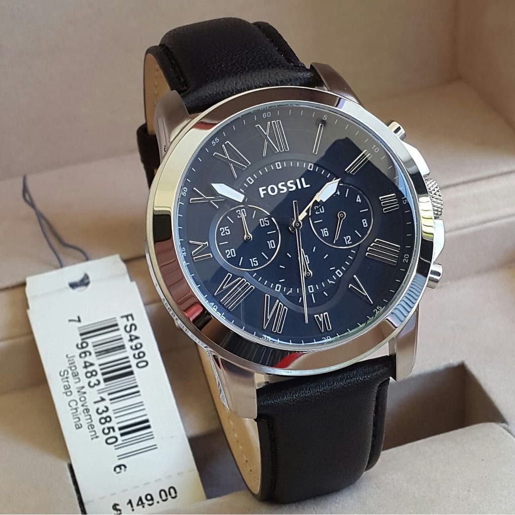 Original 100 Fossil Watch FS4990 Fesyen Pria Jam Tangan di Carousell