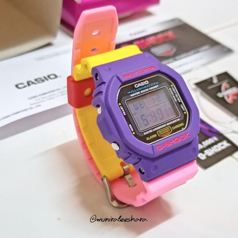 Original G SHOCK Casio custom Harley Quinn DW 5600E 1VDF