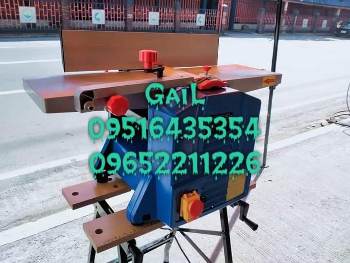 Oxford Jointer Planer 8" 1500W MB9020 (Category: Construction Tools & Equipment) located in Caloocan City. Submitted by abieghail (Listing ID 1072817721, Image 1). Description: Oxford Jointer Planer 8" 1500w MB9020 Specification Voltage: 220v, 60Hz. 1500W No load Speed: 9000Rpm Cutting Depth: Jointer 0-3mm; Planer 0-2mm Feeding Speed: 6m/min Table Size: Jointer: 770x212mm Planer: 270x204mm Blade Size: 210x16.5x1.5mm Contact us for faster transact