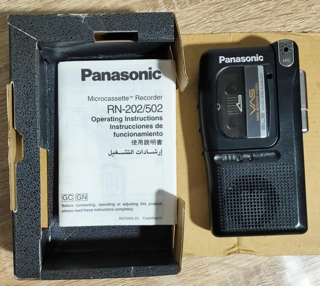 Panasonic RN502 Microcassette Recorder, Audio, Voice Recorders on