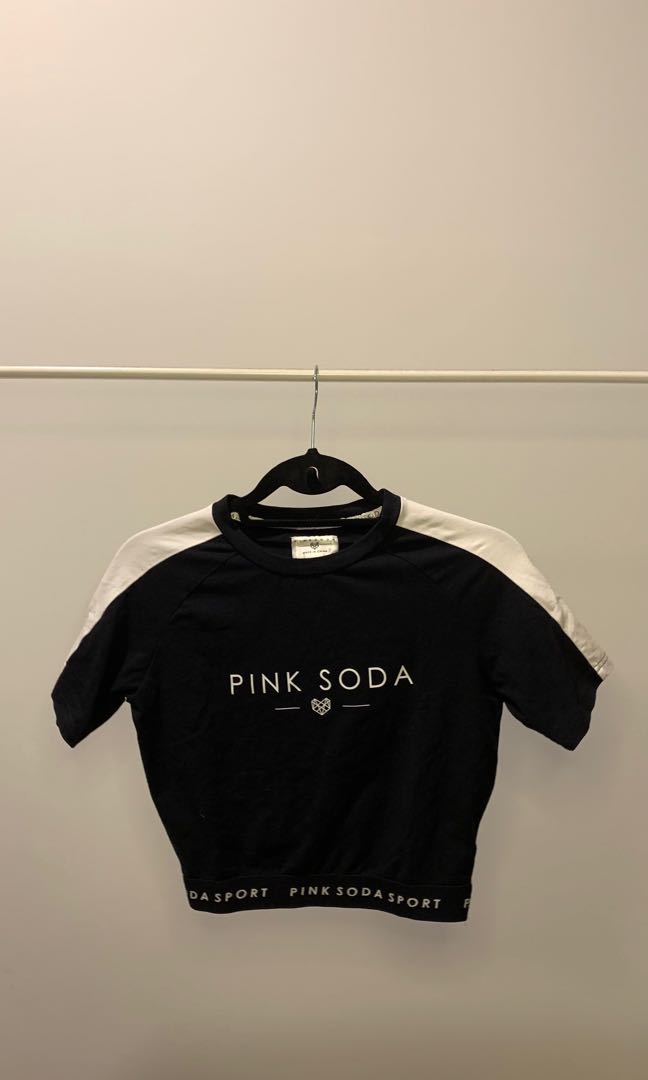 Pink soda clearance crop top