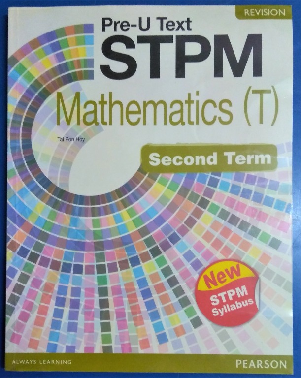 Pre U Text Stpm Mathematics T Second Term Textbooks On Carousell