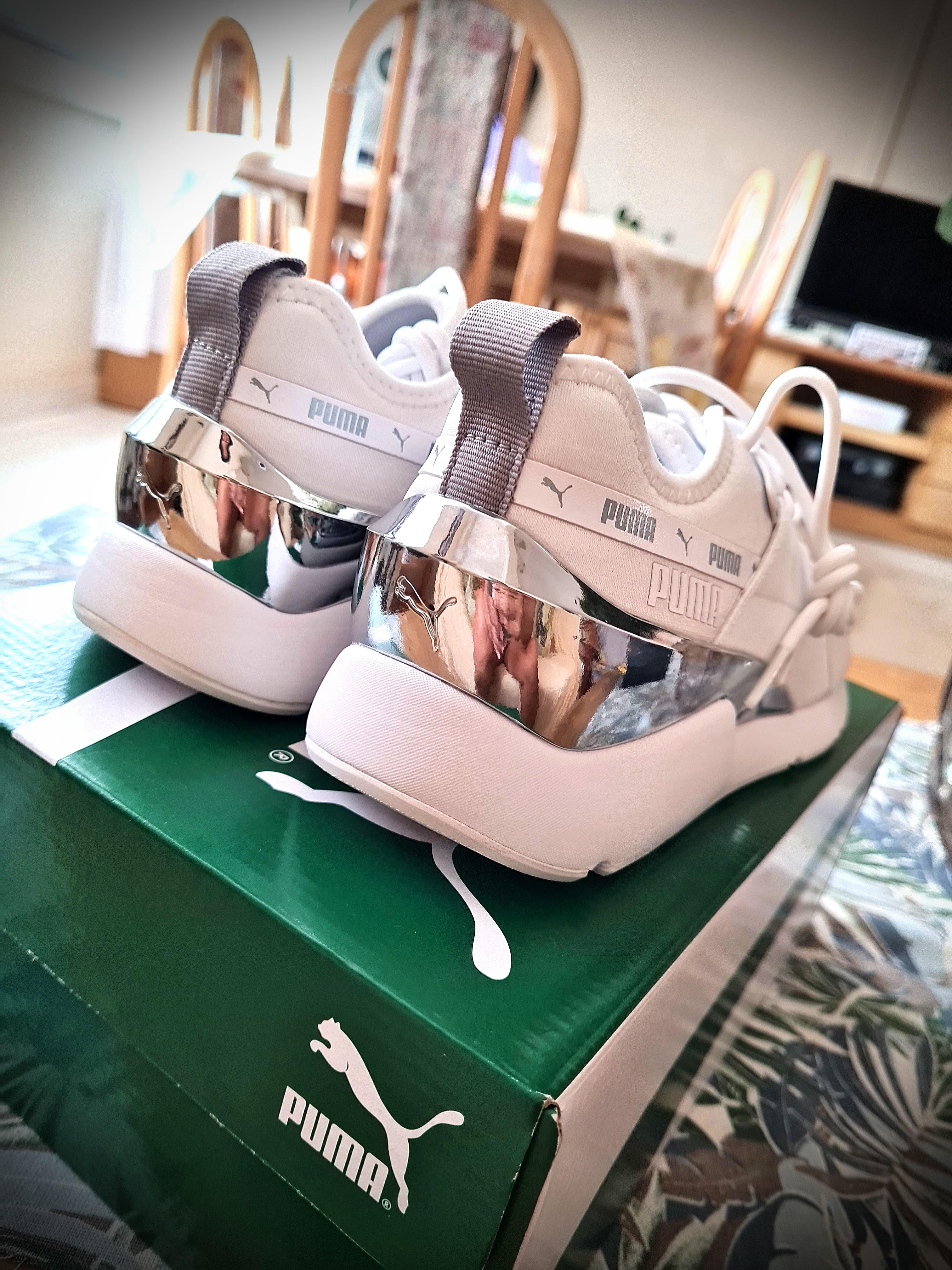 Puma muse hotsell metal green