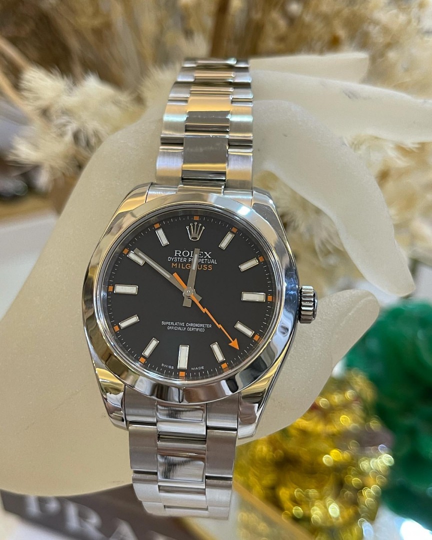 Rolex oyster perpetual milgauss black price top