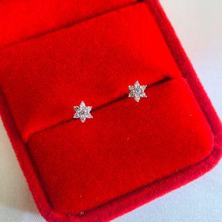 Rositas Diamond Stud Earrings in 18K White Gold 100% Authentic real mined diamond Pawnable