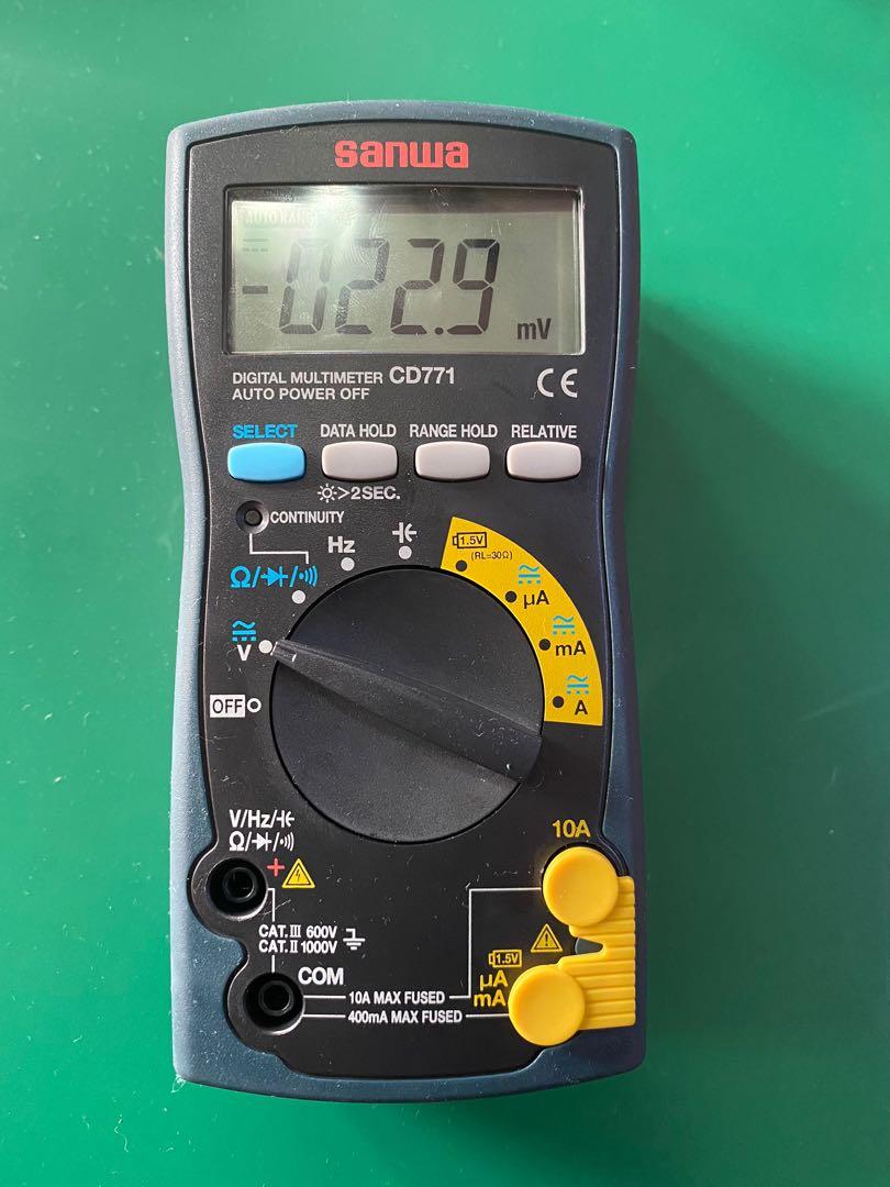 Sanwa CD771 digital multimeter., Health & Nutrition, Health Monitors
