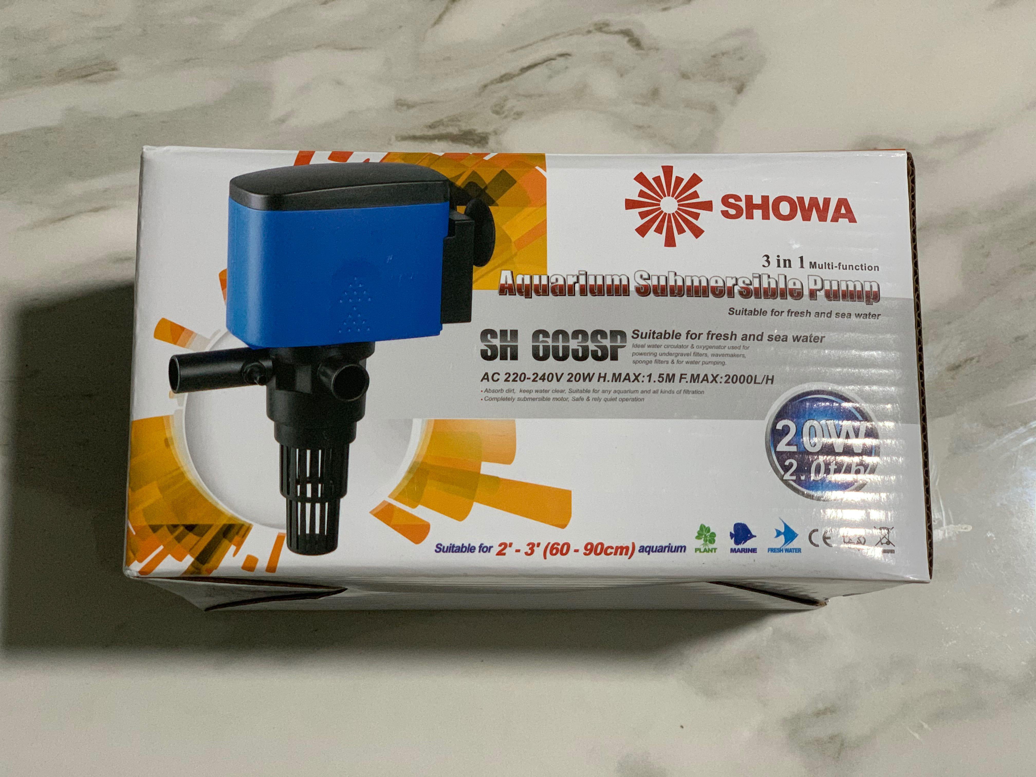showa sh 603sp aquarium submersible