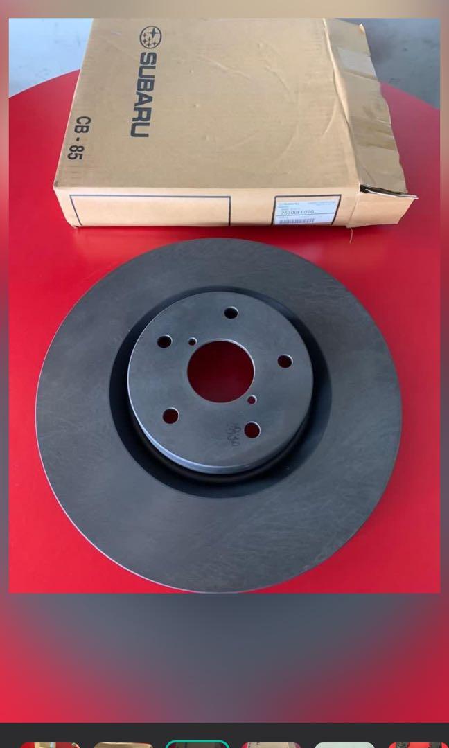 STI front 4 pot rotor & original pads, Car Accessories, Accessories on ...