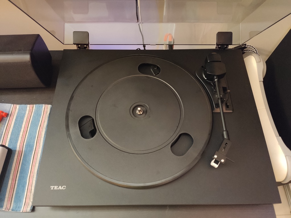 オーディオ機器 その他 TEAC TN-180BT-A3 黑膠唱盤Vinyl Turntable, 音響器材, 可攜式音響設備 