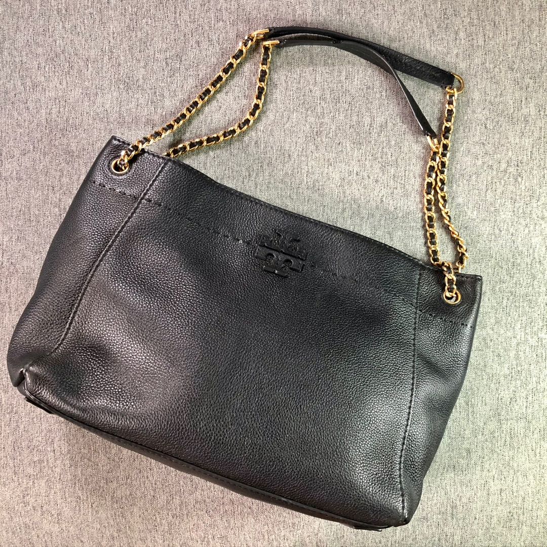 Tory Burch McGraw Chain Shoulder Slouchy Tote Luxury Bags Wallets on Carousell