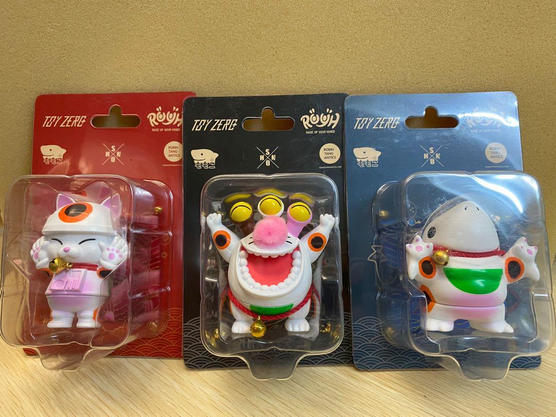 toyzeroplus robin 三眼保介招財三寶 玩具 遊戲類 玩具 carousell