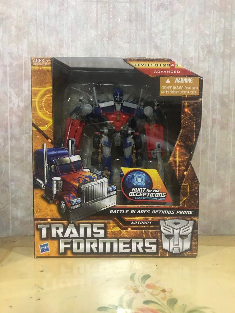 Hasbro Transformers Battle Blades Optimus Prime Voyager Class Sealed