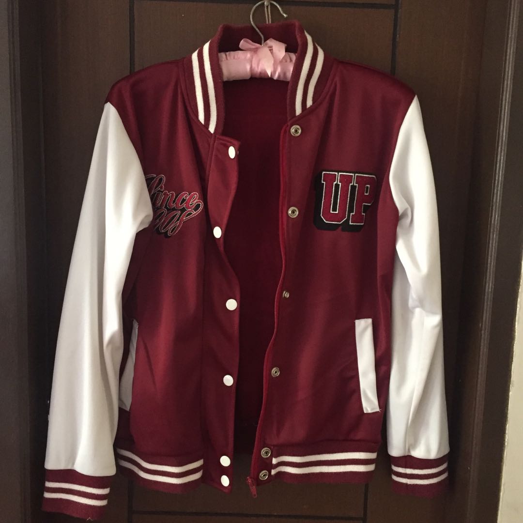 Up varsity jacket clearance