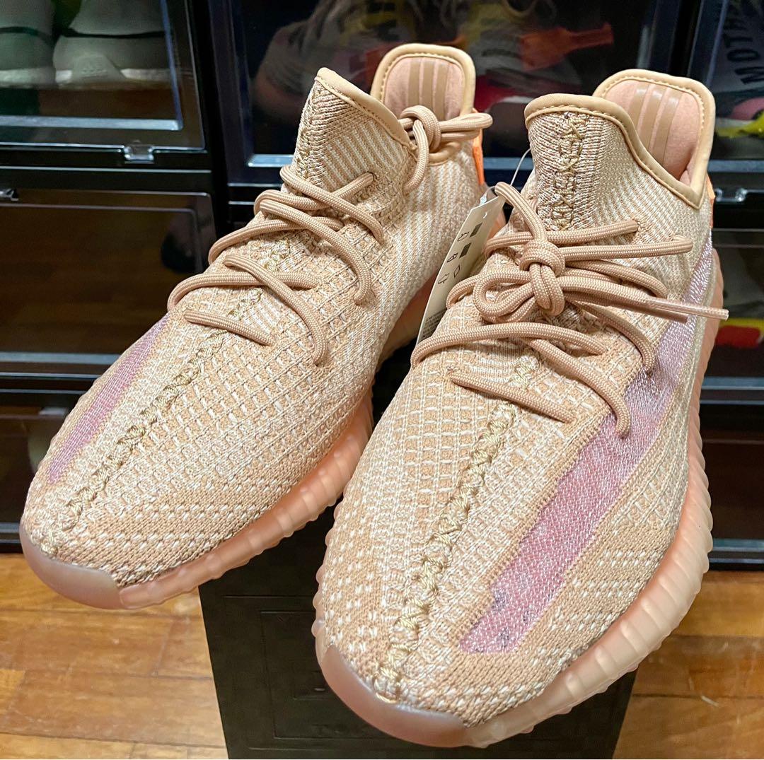 US 10.5 Yeezy Boost 350 V2 Clay, Men's Fashion, Footwear, Sneakers on  Carousell