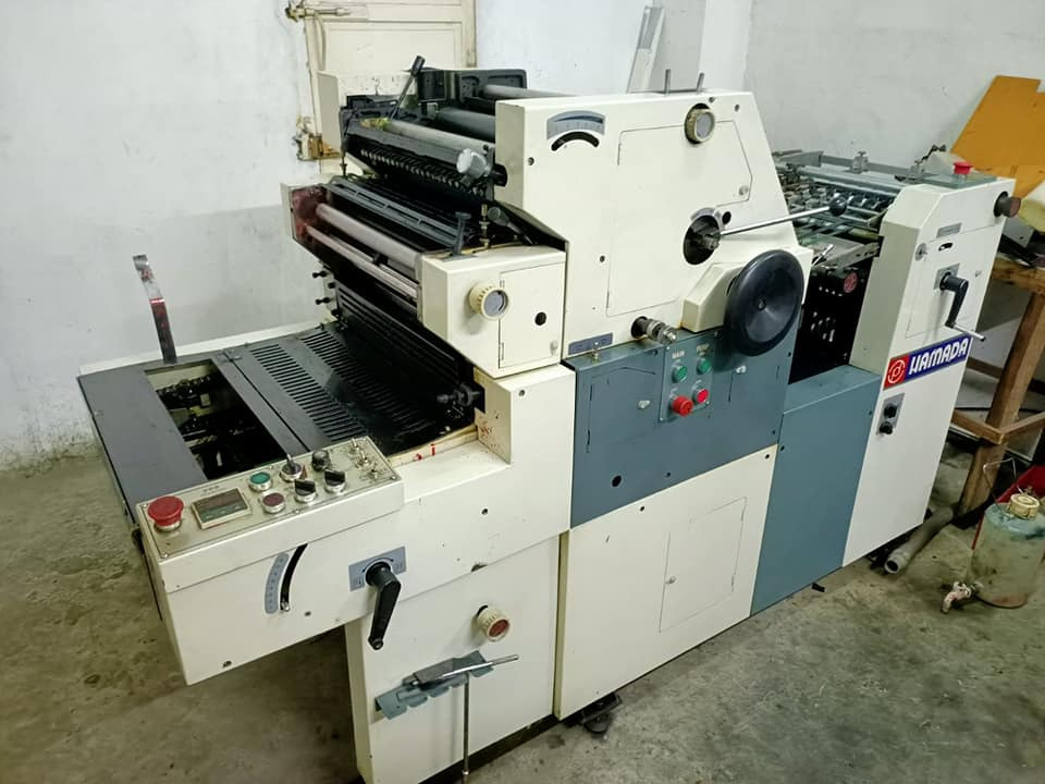 HAMADA Offset Printing Press Machine for sale with numbering and perforating, Commercial