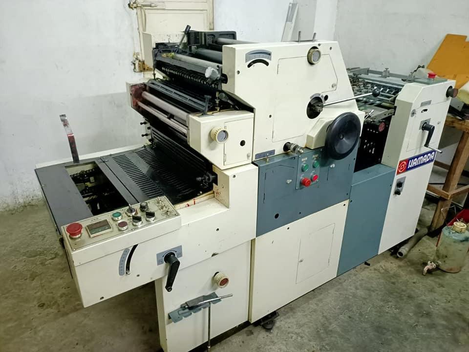 HAMADA Offset Printing Press Machine for sale with numbering and
