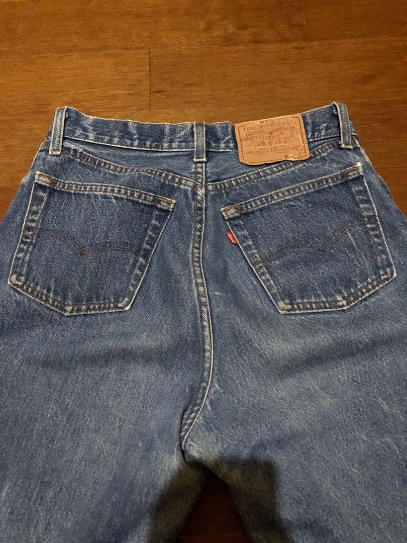 Vintage 1980’s levis 501, Fesyen Pria, Pakaian , Bawahan di Carousell