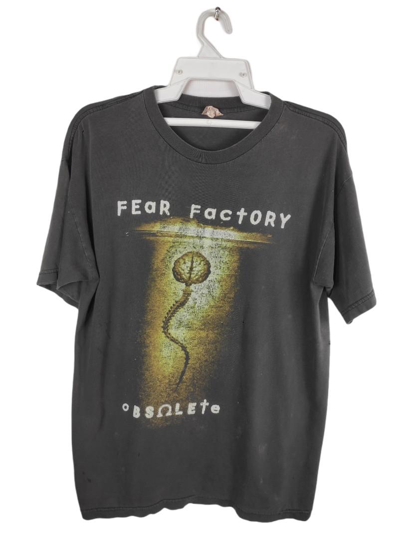 Vintage Fear Factory Heavy Metal Rock Band T Shirt Men S Fashion Tops Sets Tshirts Polo Shirts On Carousell