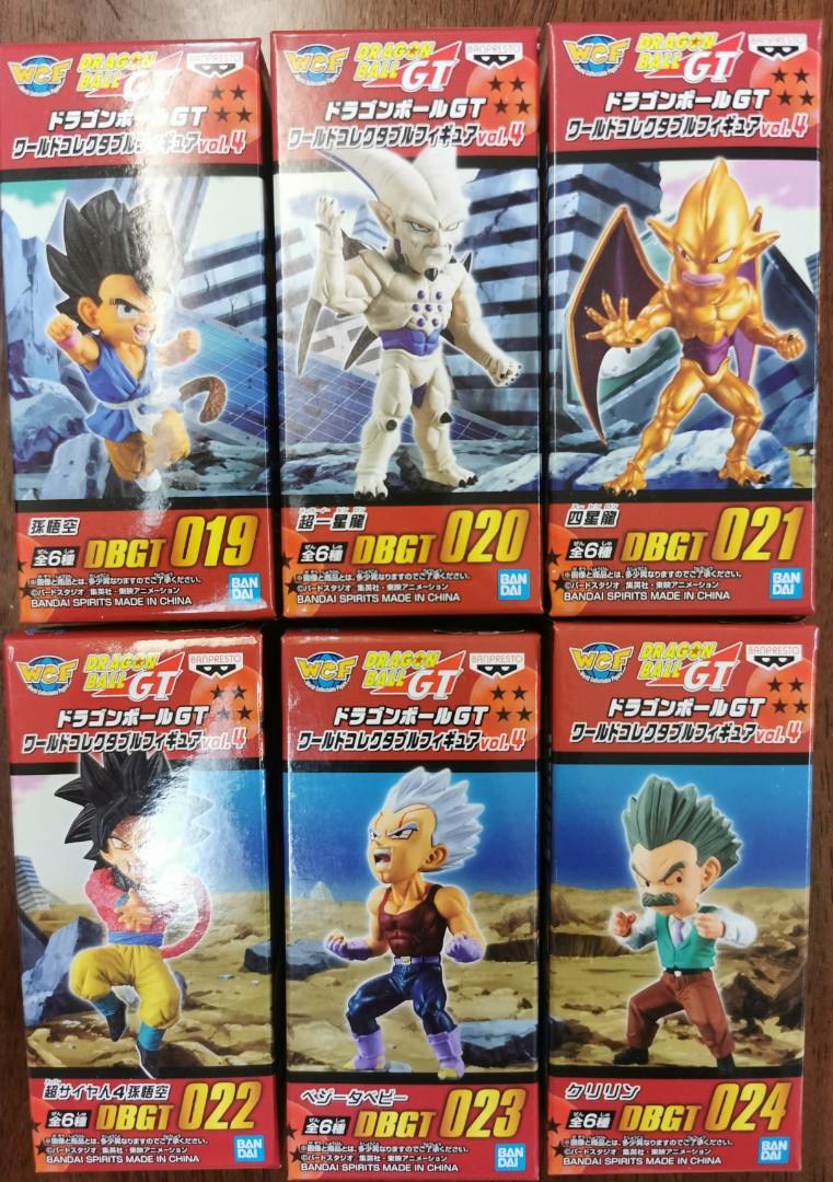 日版全新龍珠dragonball Gt Shf Dwc Wcf Vol 4 超4 悟空比達baby 無閑一星龍四星龍一套6款 興趣及遊戲 玩具 遊戲類