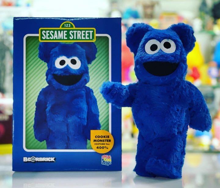 全新現貨Be@rbrick COOKIE MONSTER bearbrick 400% SESAME STREET 芝麻