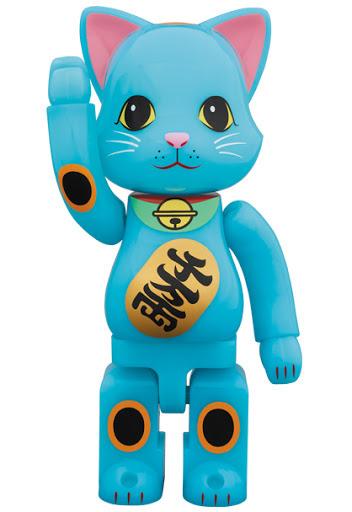 全新] MEDICOM TOY NY@BRICK 招き猫青蓄光400％ Bearbrick NY@BRICK 