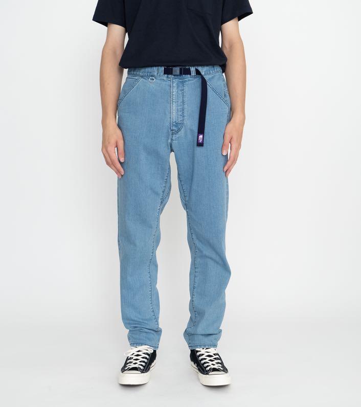 THE NORTH FACE PURPLE LABEL COOLMAX® Stretch Denim Pants With Belt