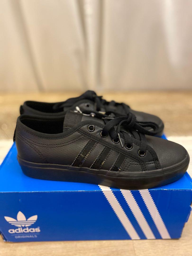 Hello whistle Accuracy adidas Originals Nizza Lo Leather Junior, Women's Fashion, Footwear,  Sneakers on Carousell