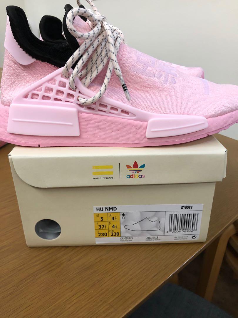 Pink human shop race sneakers