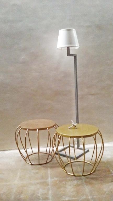 Apple Chair or Side Table ( Made to Order) (Category: Chairs) located in Paranaque City. Submitted by furniturepiecesph (Listing ID 1078417343, Image 1). Description: Made of wood and metal. Size-20"Diameter ;16" Top Surface Diameter ;Height"16.5 .