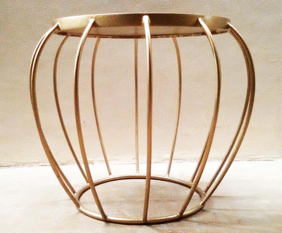 Apple Chair or Side Table ( Made to Order) (Category: Chairs) located in Paranaque City. Submitted by furniturepiecesph (Listing ID 1078417343, Image 2). Description: Made of wood and metal. Size-20"Diameter ;16" Top Surface Diameter ;Height"16.5 .