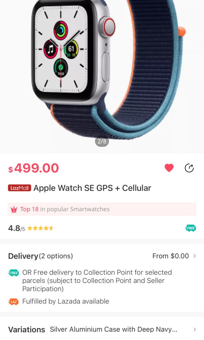 Apple Watch Se Cellular 40mm, Mobile Phones \u0026 Gadgets, Wearables \u0026 Smart  Watches on Carousell
