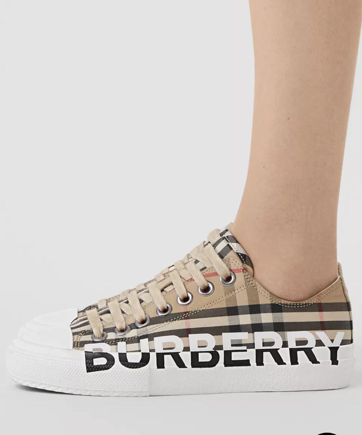 💯 Authentic Women Burberry Sneakers, Men's Fashion, Footwear 