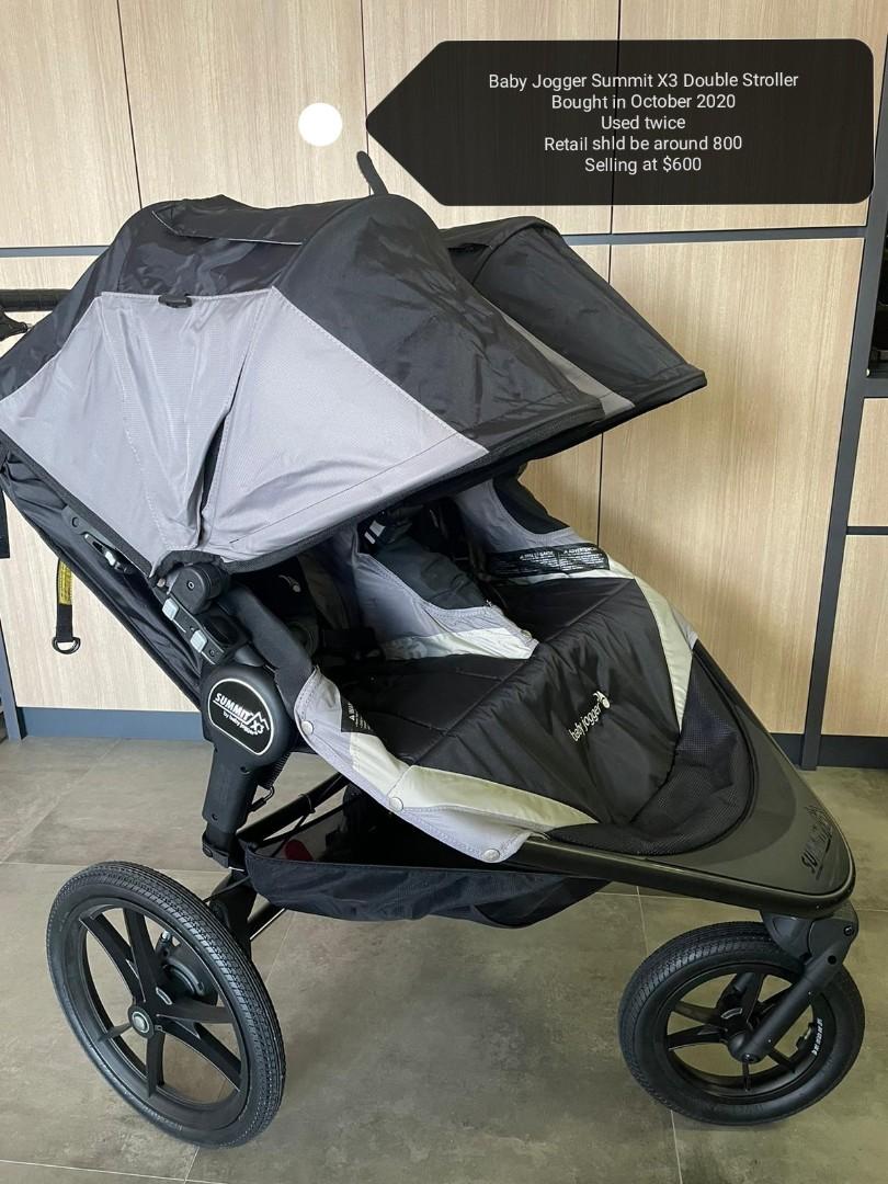 Baby jogger summit 2025 x3 double used