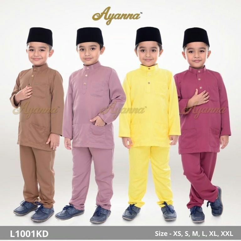 Baju Melayu Cekak Musang Kids L1001kd Kurung Raya 2021 Babies Kids Babies Kids Fashion On Carousell