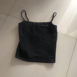 Black crop top