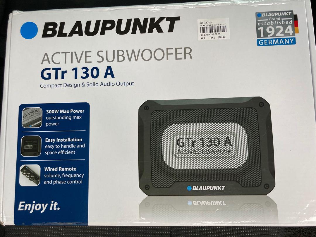 Blaupunkt GTR 130A Active Subwoofer Compact Design & Solid Audio output