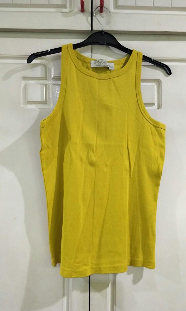 Bnew Zara chartreuse sleeveless top (Category: Sleeveless) located in Paranaque City. Submitted by trinkets_by_joy (Listing ID 1078535947, Image 1). Description: brand new no tags never used never worn not out of shape really nice color! store bought 1st hand inquire now!.