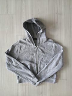 brandy melville gray grey crystal hoodie