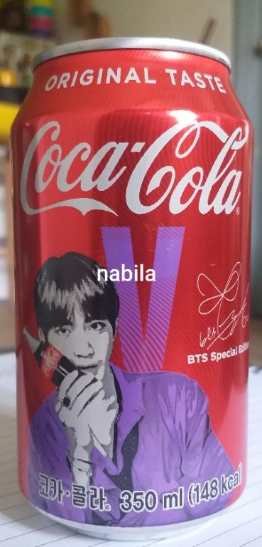 Bts V Taehyung Coca Cola, Hobbies & Toys, Collectibles & Memorabilia, Fan  Merchandise On Carousell