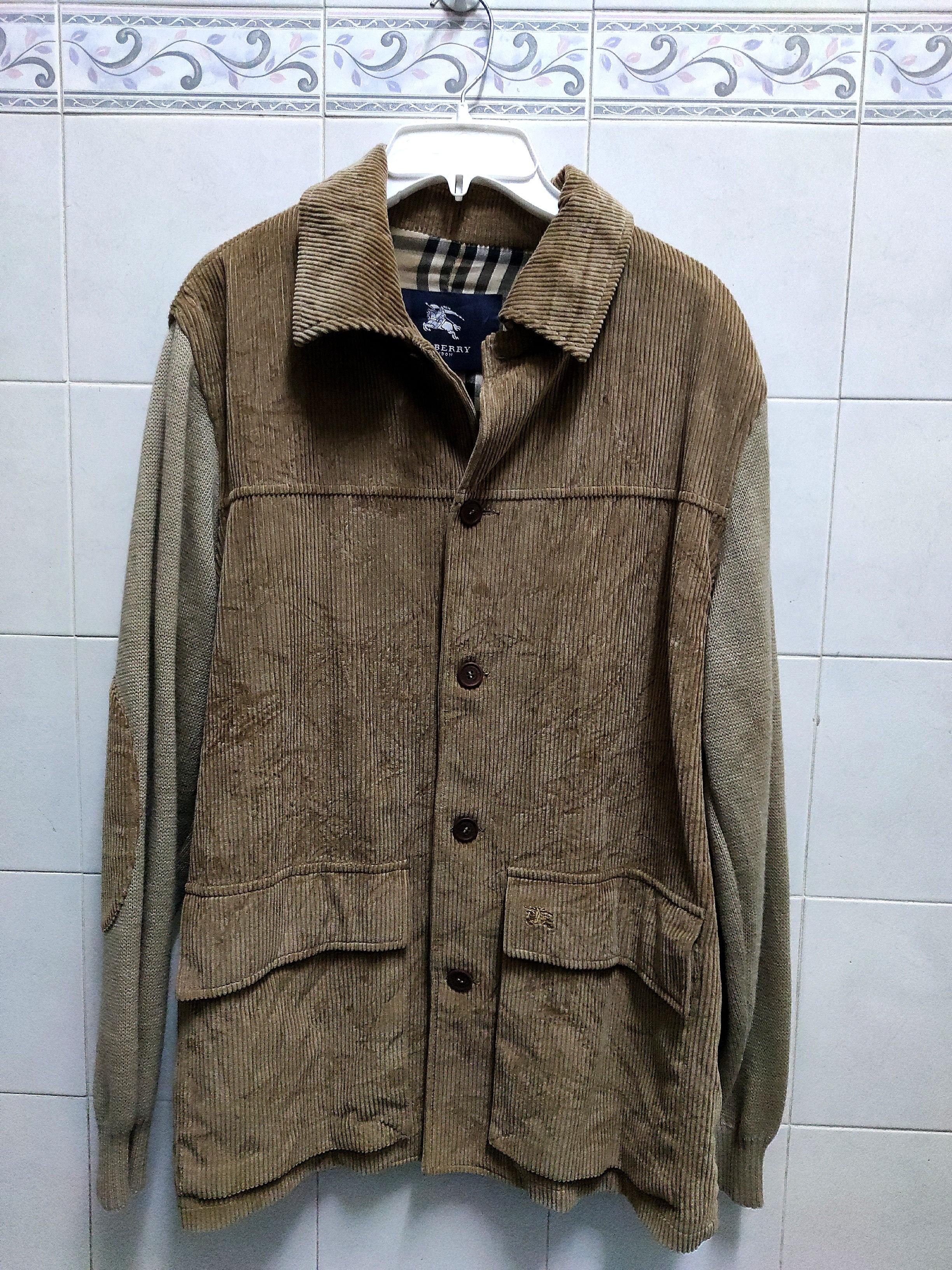 Burberry corduroy jacket sales