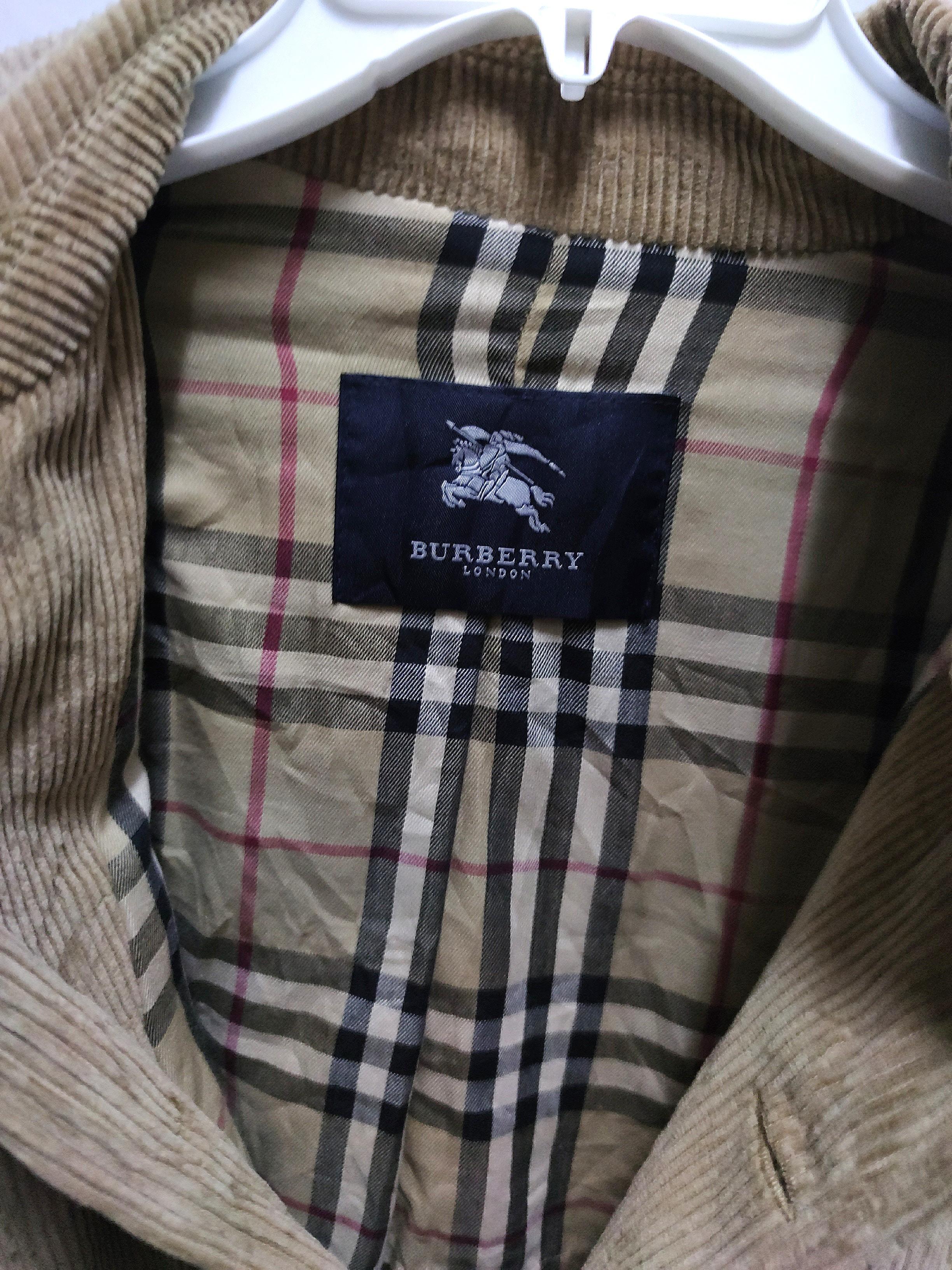 Burberry corduroy jacket Men s Fashion Coats Jackets and