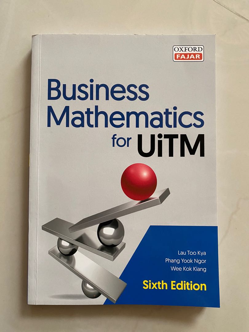 Business Mathematics For Uitm Sixth Edition Textbooks On Carousell