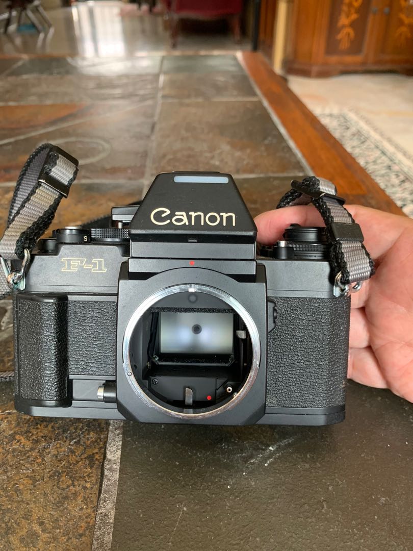 Canon F1 film camera, Photography, Cameras on Carousell